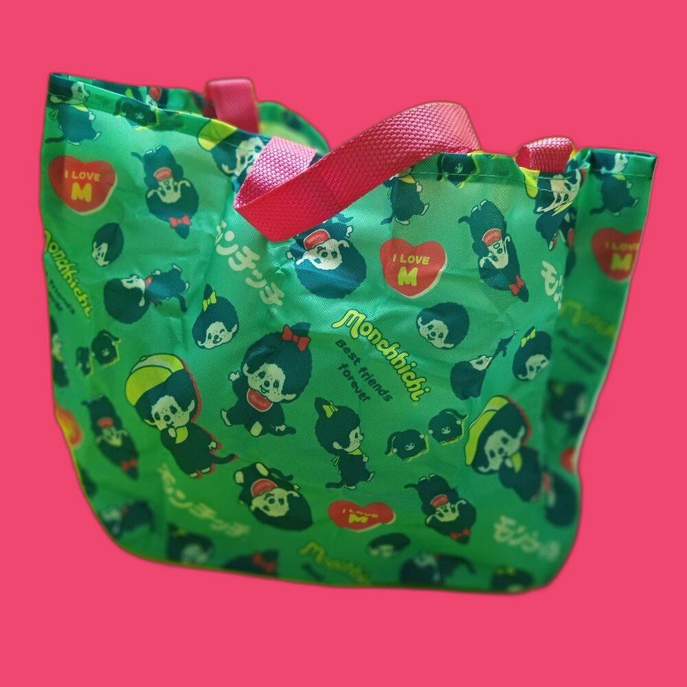 Monchichi lunch tote bag